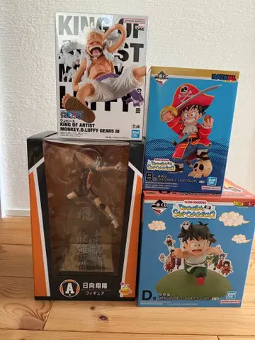 드래곤볼 원피스 하이큐 제일복권 피규어 4점