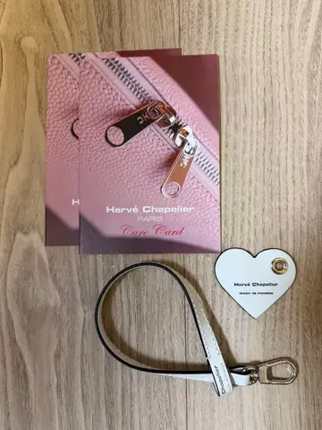 에르베샤 펠리에 참&스트랩 블랑 미사용 새상품