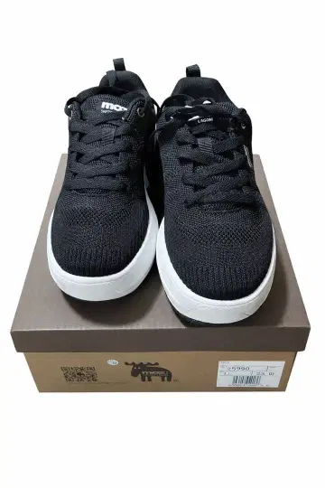 mozo 블랙 니트 스니커즈