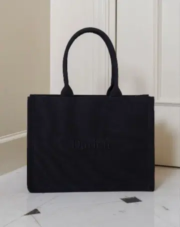 다리치 로고 토트백 블랙