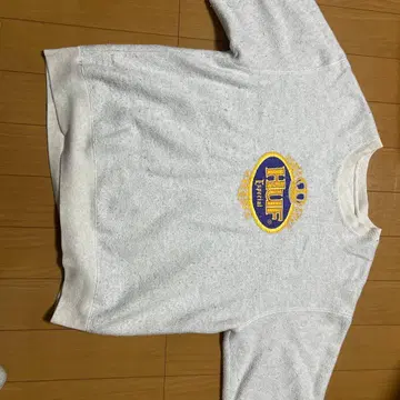 HUF 그레이 리버서블 맨투맨 프린트 로고