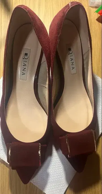 Diana 펌프스 23.5cm 빨간색