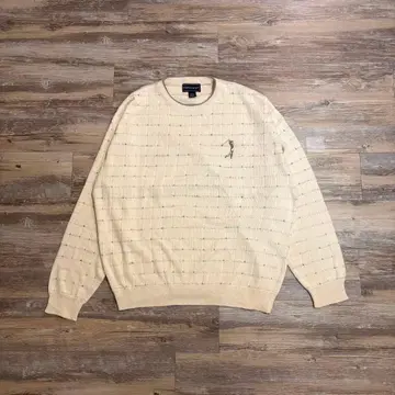 90s USA 코튼 니트 스웨터 빈티지 구제 의류