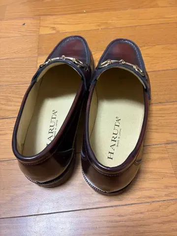 HARUTA 다크 브라운 코인 로퍼