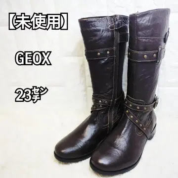 [ 미사용 ] GEOX 엔지니어 부츠 스터드 벨트 집업