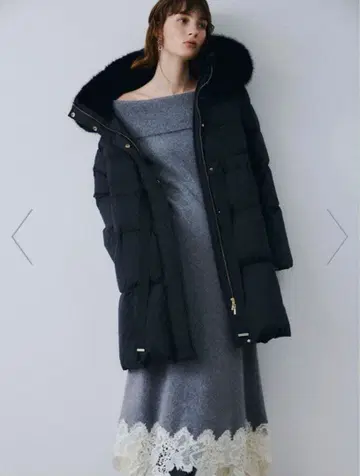 새상품 FRAY I.D 폭스 울 레이스 헴 원피스 프레이 아이디