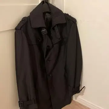 SIMPLE BEAUTY 스트라이프 스텐카라 코트 M 사이즈