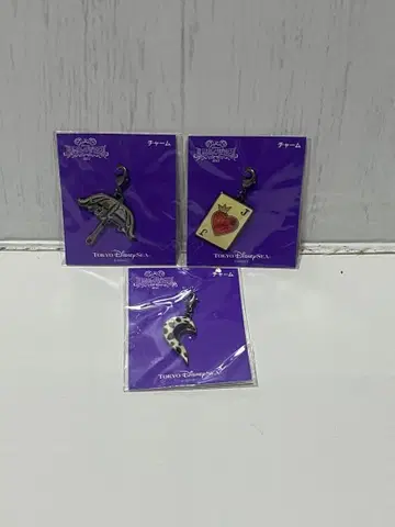 도쿄 디즈니랜드 캐릭터 키링 3개 세트