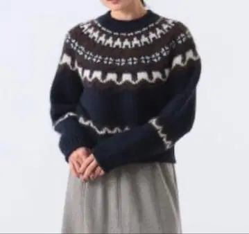 BATONER x Demi-Luxe BEAMS / 모헤어 노르딕 니트