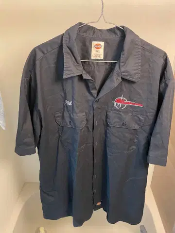 Dickies 2XL 다크 그레이 워크 셔츠