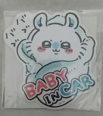 치이카와 (먼작귀) 카 마그넷 BABYINCAR 모몽가