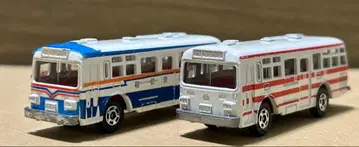 일본제 토미카 미쓰비시 후소 원맨 버스 2대 세트