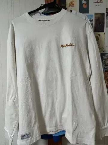 VISION STREET WEAR 긴팔 셔츠 M 화이트