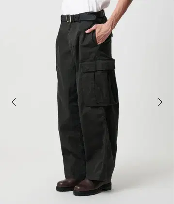 피그먼트 프린트 카고 팬츠