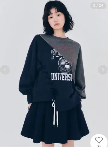 [ 새상품 ] FUR FUR 리메이크 디자인 맨투맨