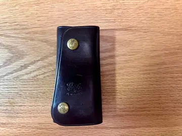 일비종떼 가죽 키케이스 다크 브라운