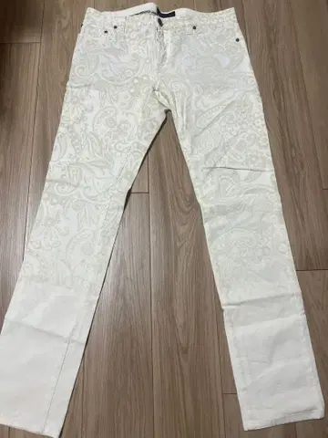ETRO 페이즐리 무늬 데님 팬츠 34