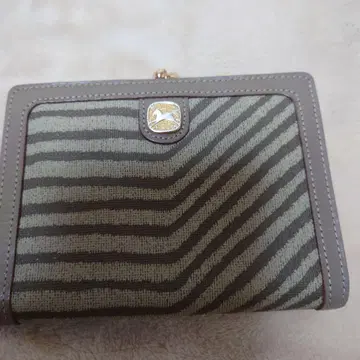 카자미 접이식 지갑 브라운/카키