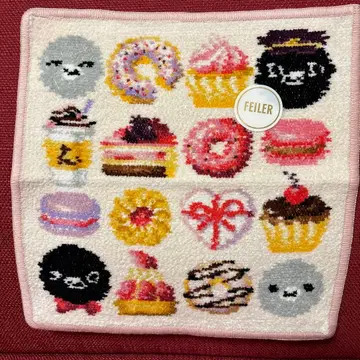 FEILER LOVERARY 디저트 디자인 손수건