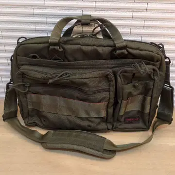 [ BRIEFING ] 2WAY 올리브 그린 숄더백 비즈니스에도