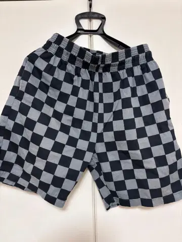 Cookman 체크 무늬 숏팬츠