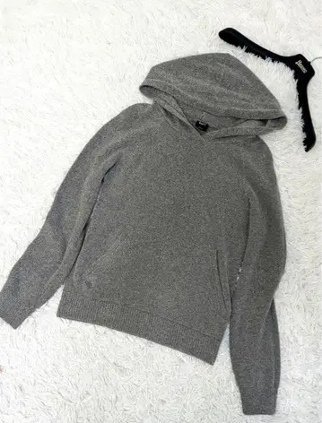 BAFY 코튼 니트 그레이 후드 후드티 후디 남성용 44 이탈리아 제조