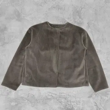 인조 모피 자켓 UNIQLO 깔끔한 성숙 캐주얼 가을/겨울