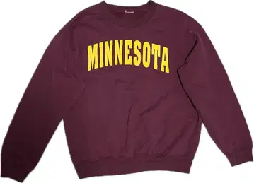 MINNESOTA 로고 크루넥 트레이닝복