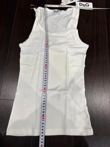 D&G 화이트 탱크탑 사이즈 1 택 포함 새상품