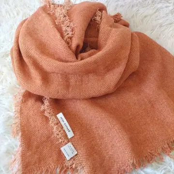 아소스멜레 ASAUCE MELER 린넨 100% 대형 스톨 프린지