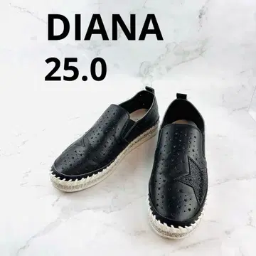 artemis by DIANA 별 패턴 스톤 펀칭 슬립온 25.0