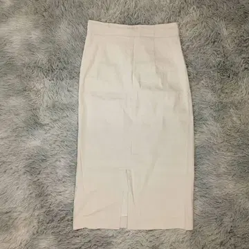 이네드 여성용 롱 타이트 스커트 S 린넨 화이트 무지