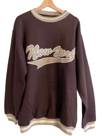 PJ mark 뉴욕 로고 맨투맨