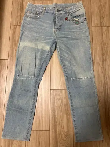 AKM 라이트 블루 슬림핏 데님