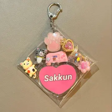 SnowMan 담은 파우치 키링 삭쿤