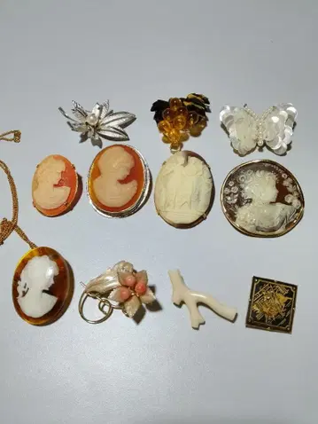 쇼와 레트로 브로치 묶음 판매