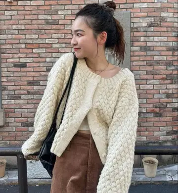 mystic 보코보코 니트 오프숄더 스웨터 FREE 사이즈