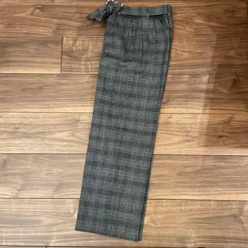 데프레 투모로우랜드 와이드 팬츠 울 슬랙스