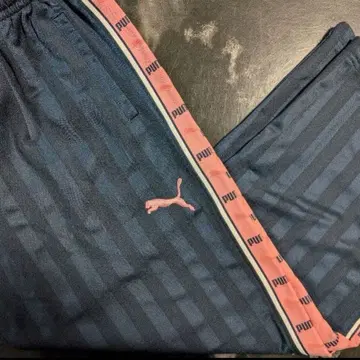 [ PUMA ] 사이드 라인 로고 트랙 팬츠 저지 ( M size )