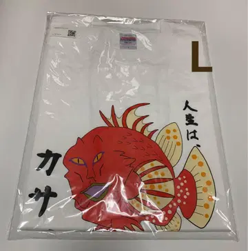 오로친유 T셔츠 인생은 노래기 L사이즈 화이트