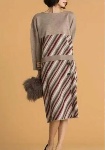 자유구 니트 셋업