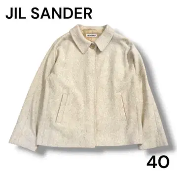 JIL SANDER 질 샌더 캐시미어 트위드 자켓 40 사이즈