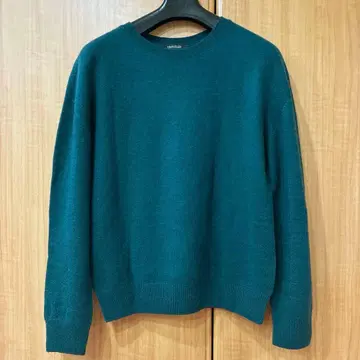 언타이틀 캐시미어 100% 니트 블루그린 9호 사이즈