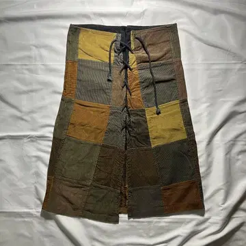 00s y2k 레이스업 패치워크 스커트 vintage