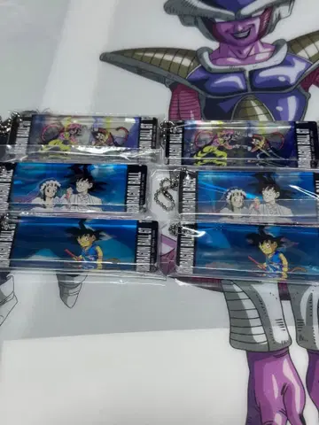 드래곤볼 아크릴 키링 6개 세트