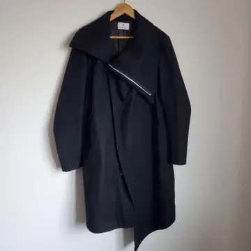 Moonage devilment 새상품급 롱 코트 y2k 블랙 울