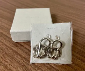 crewre 트위스트 커브 체인 귀걸이