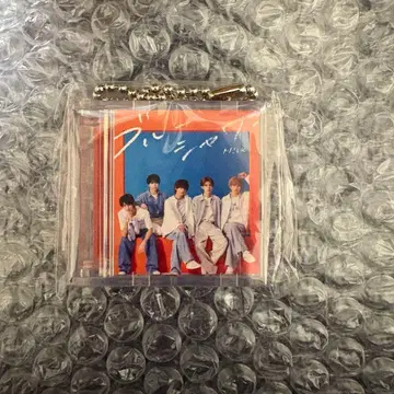 M!LK 미니 재킷 키링 블루 샤