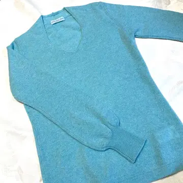 mon chouchou 캐시미어 100% 스웨터 페퍼민트 그린