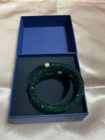 Swarovski 그린 2연 팔찌